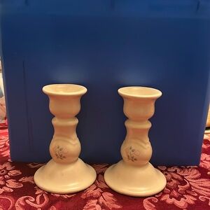Set of Remembrance  Pfaltzgraff  candle holders